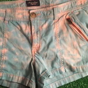 American eagle tie dyed shorts